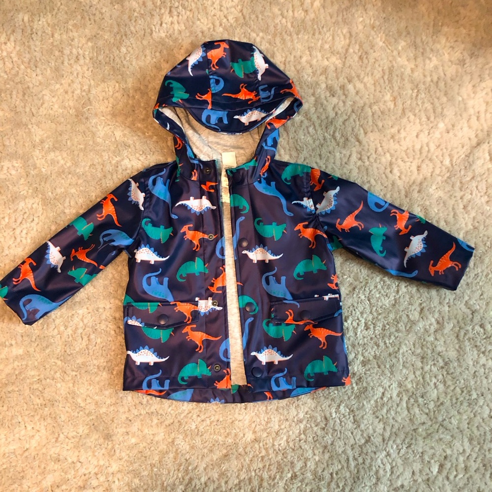 EUC Navy Dinosaur Raincoat